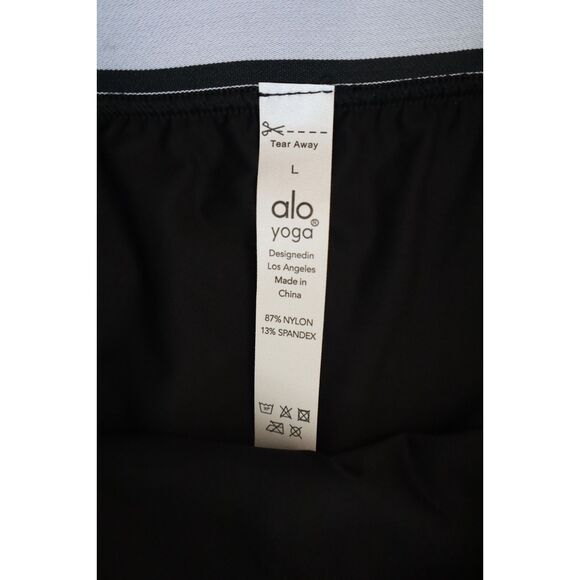 ALO Yoga Women’s Sz L Black Match Point Tennis Pickleball Golf Skirt Skort - Picture 4 of 11